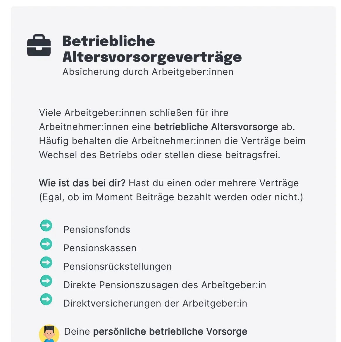 Illustration zu Interview: betriebliche Renten verstehen und meistern